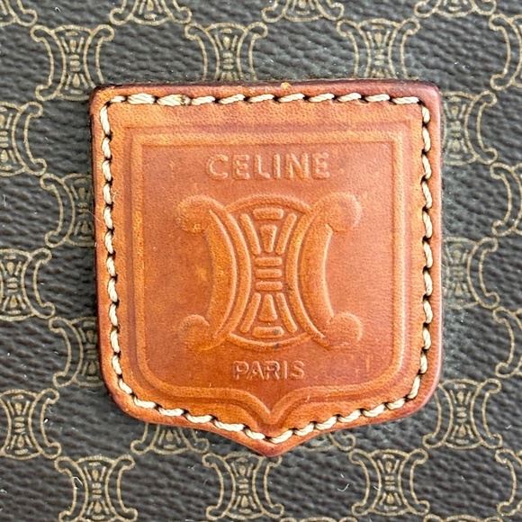 Celine Vintage Brown Macadam Duffle Bag - Medium Size (Authentic) - Picture 2 of 16